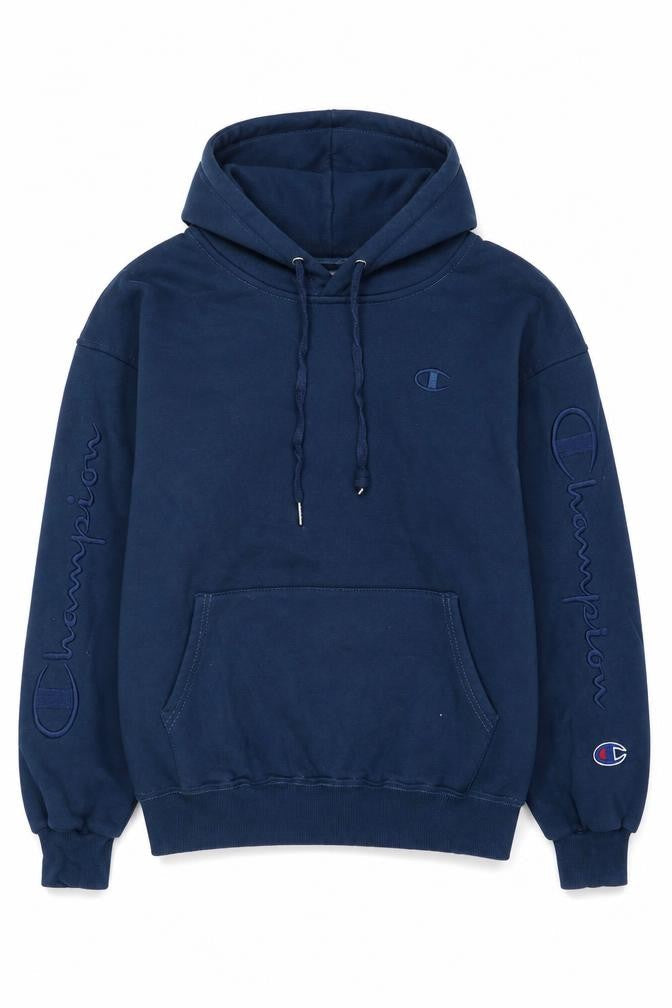 Mens UK S Regular Champion Blue Pullover Hoodie