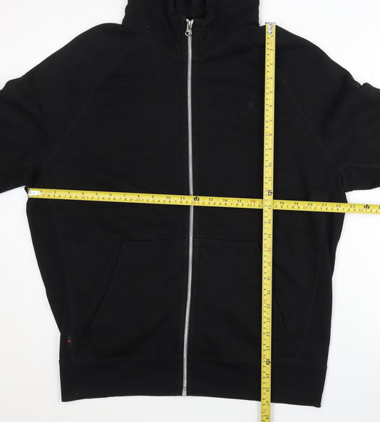 Jordan Men's Black XL Full Zip Hoodie Basketball Sportswear