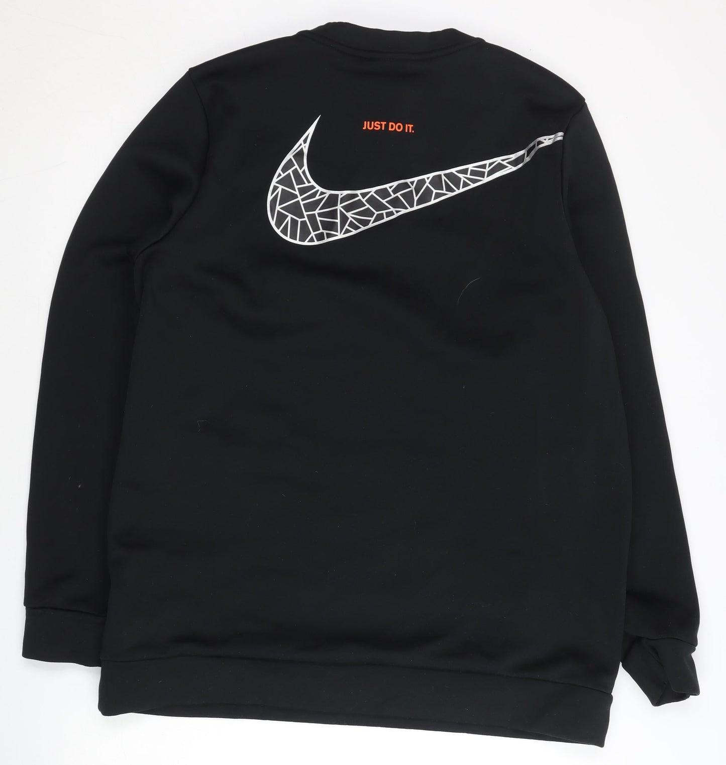 Nike Men’s Black Therma-Fit Pullover Sweatshirt 2XL Graphic Sportswear