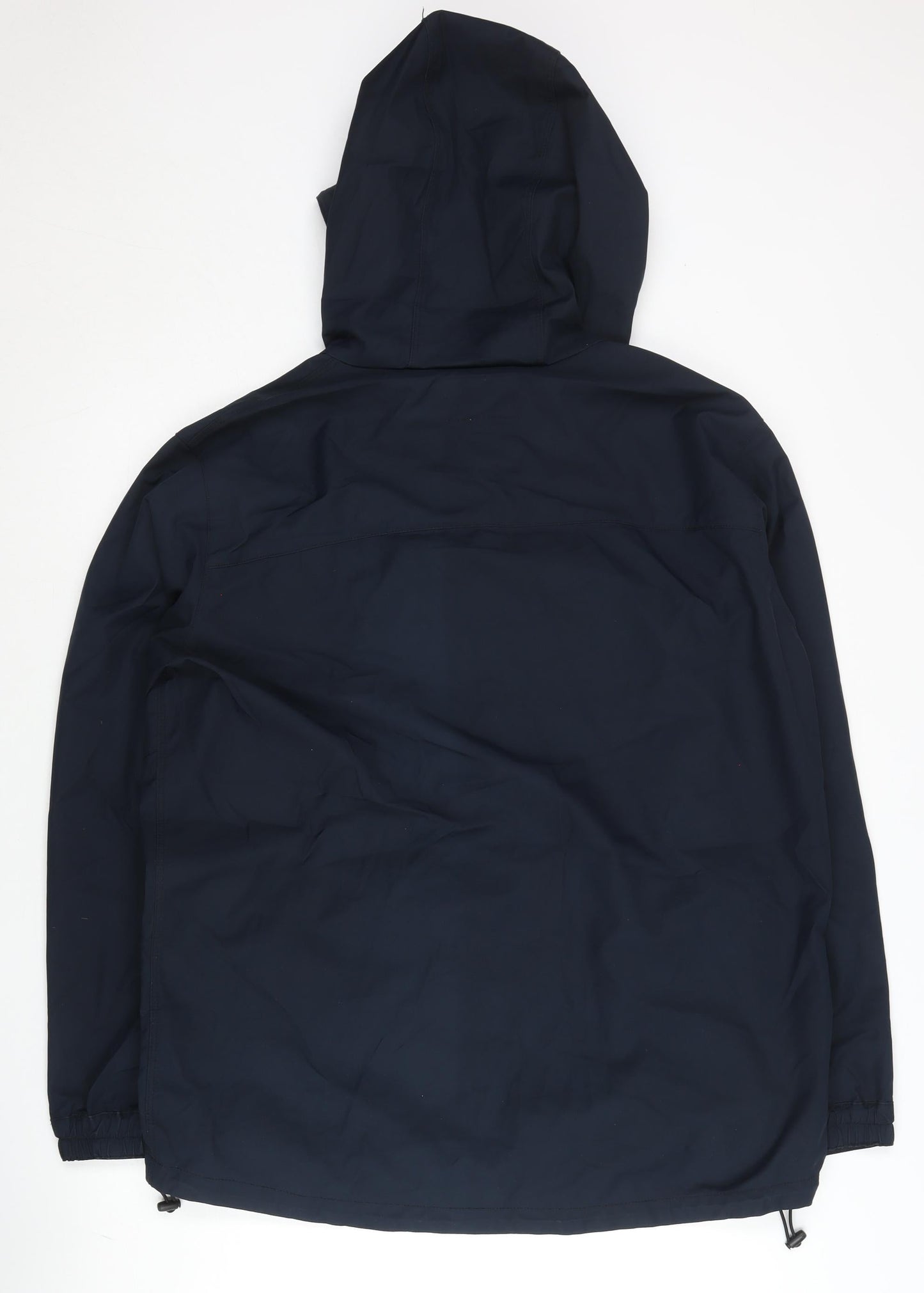 Dickies Men’s Blue L Hooded Parka Jacket Polyester Lined Casual Outdoor