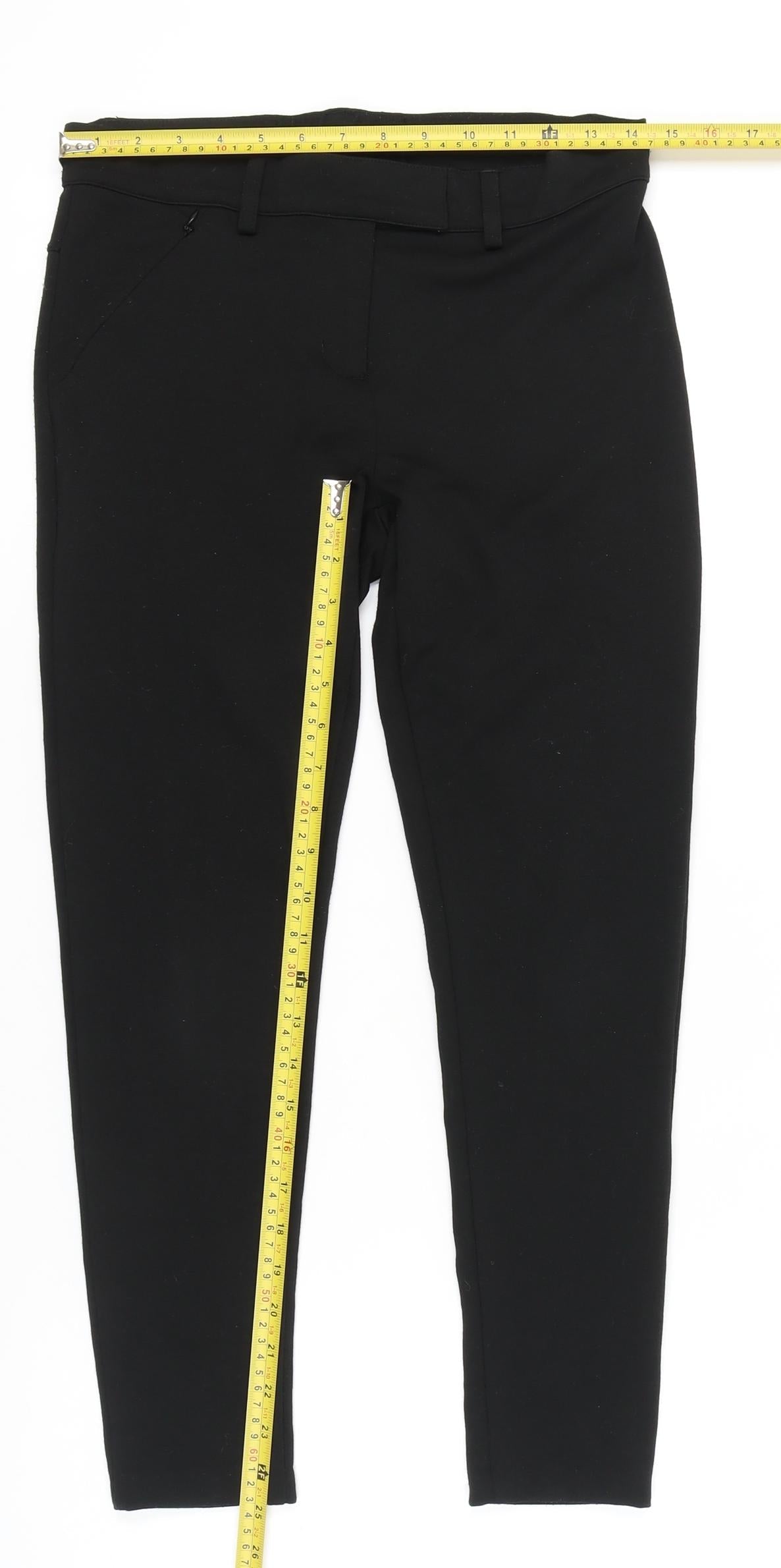 Peter Storm Women’s Black Skinny Leg Trousers Size 10 Stretch Casual