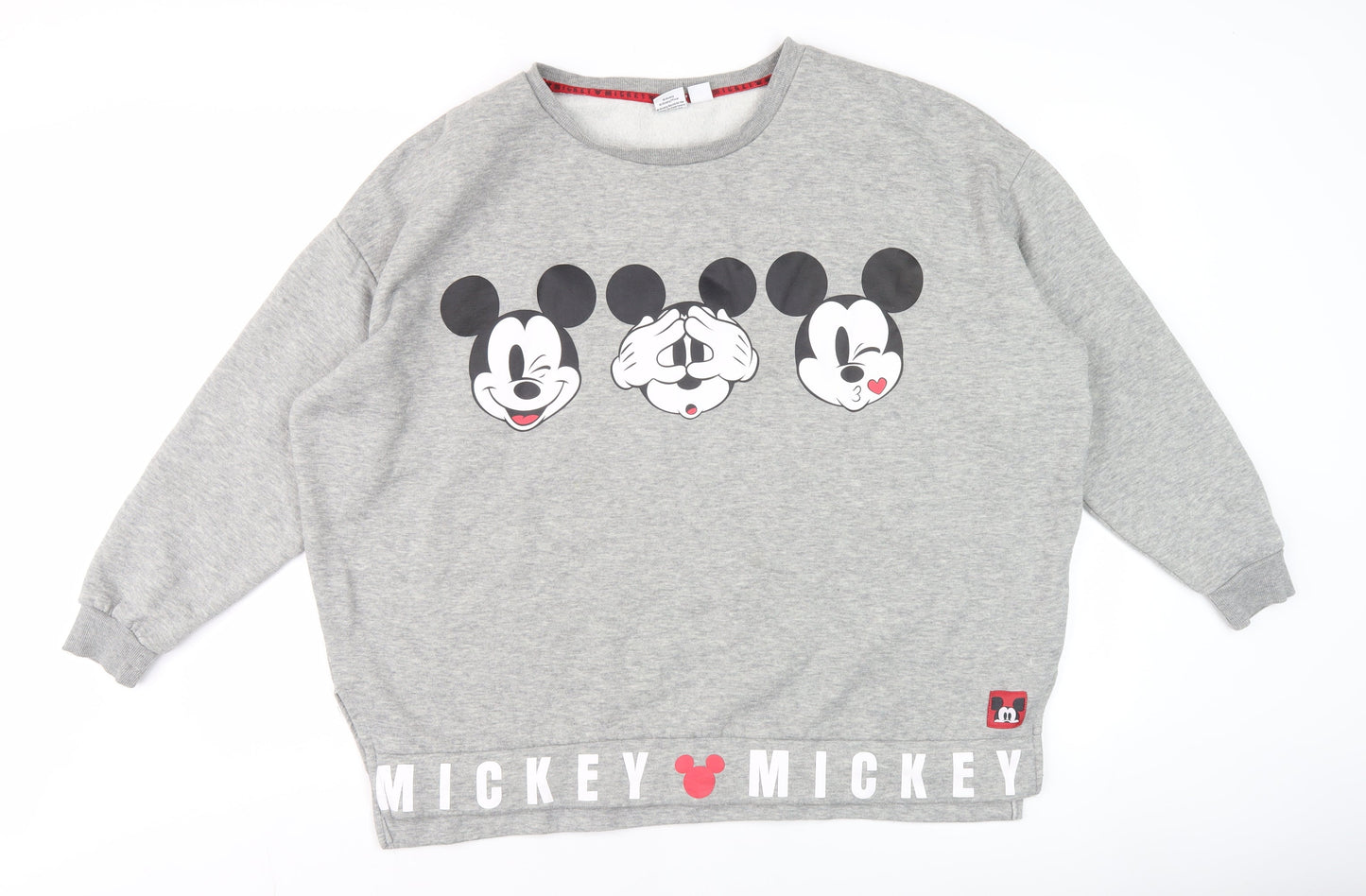 Disney Women’s Grey Mickey Mouse Graphic Sweatshirt UK 18/20
