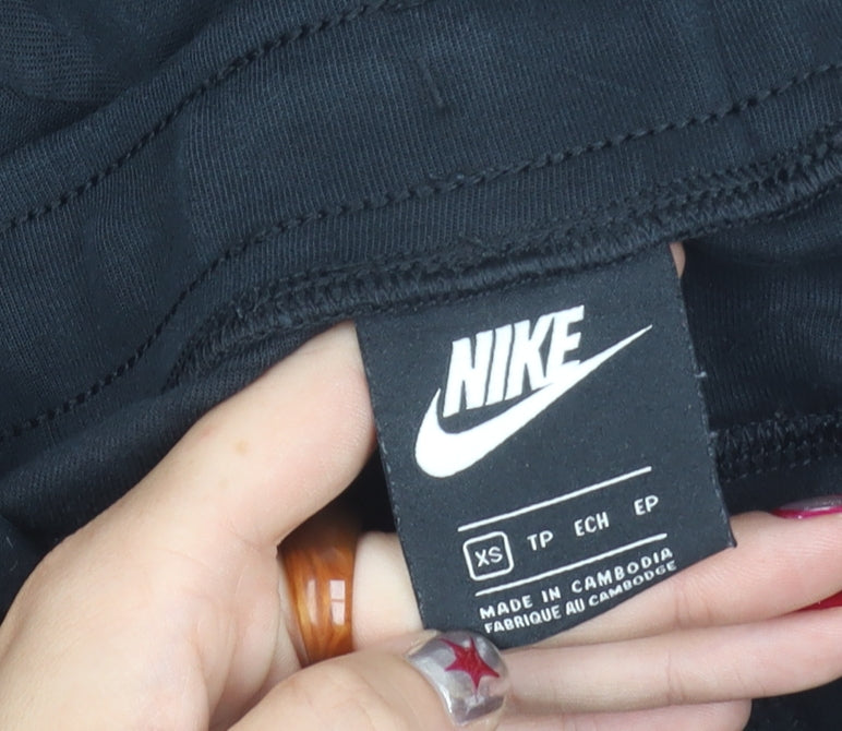 Nike Mens Black XS Jogger Trousers Knit Tapered Gym Sportswear