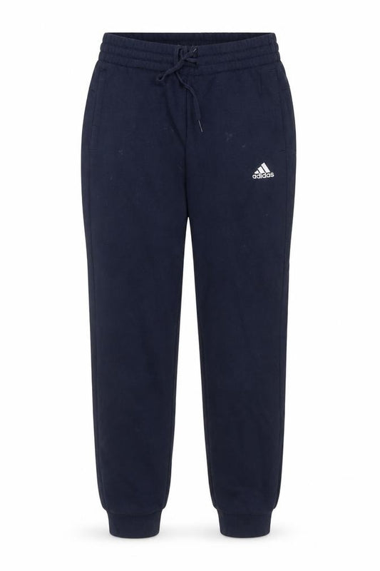 Adidas Womens Blue Jogger Trousers Size 8-10 Cotton Blend Logo