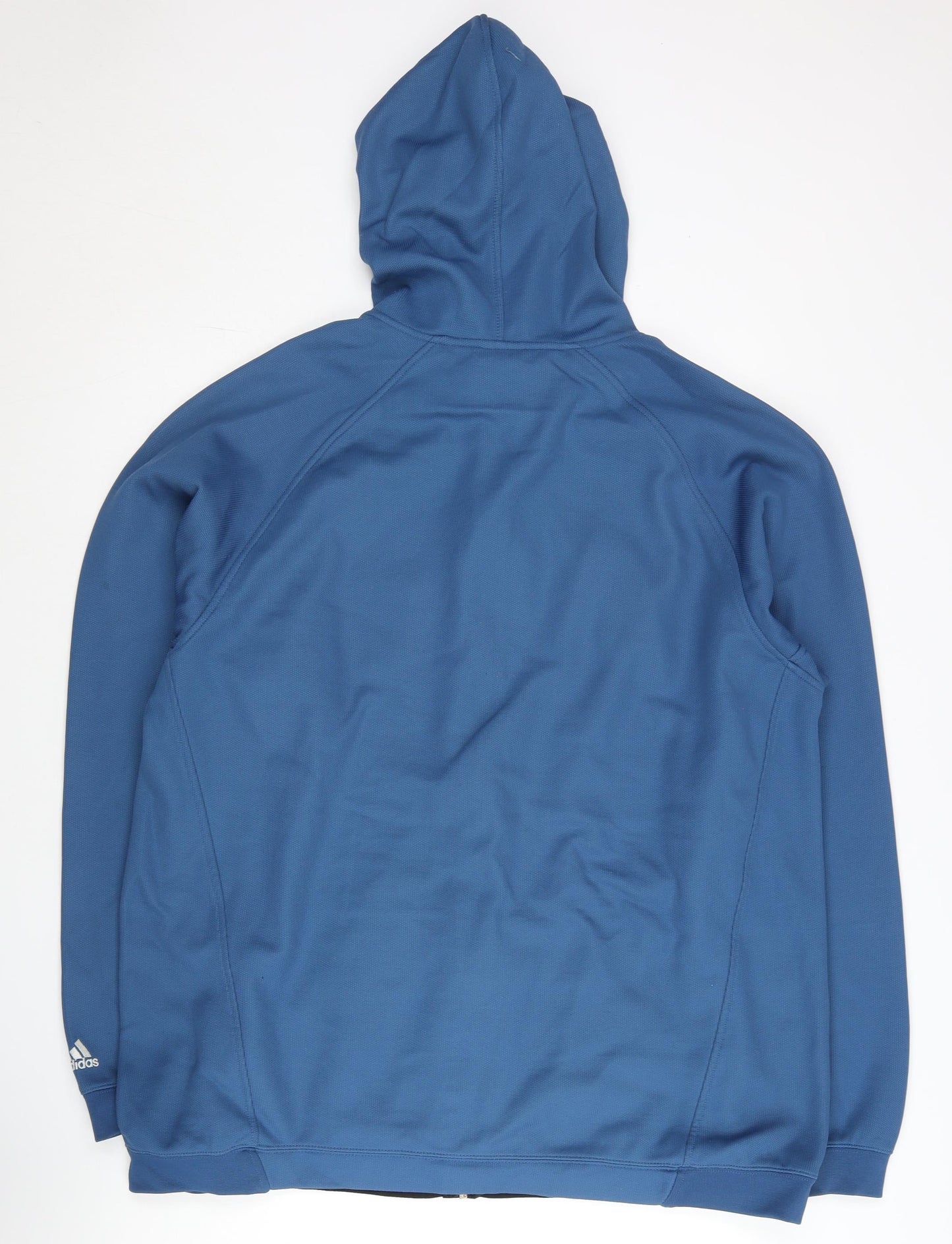 Adidas Mens Black Blue Wizards Full Zip Hoodie XL Basketball