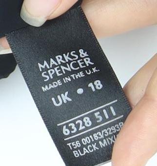 Marks and Spencer Women's Black Floral Chiffon Cowl Neck Blouse UK 18