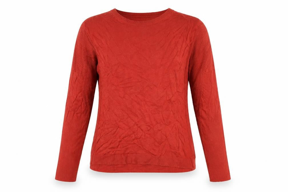 Marks and Spencer Women's Red Size 14 Crew Neck Pullover Jumper