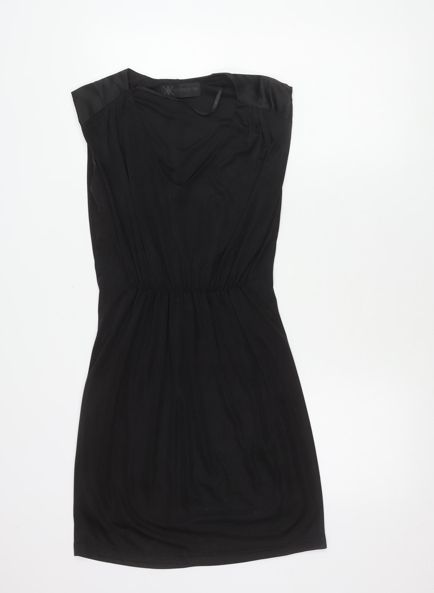 Kardashian Kollection Women's Black Size 10 Strapless Bodycon Dress