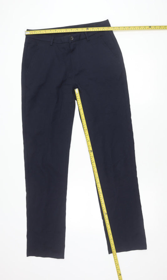 Rohan Men’s Blue Regular Fit Travel Trousers 32W 32L Straight Leg