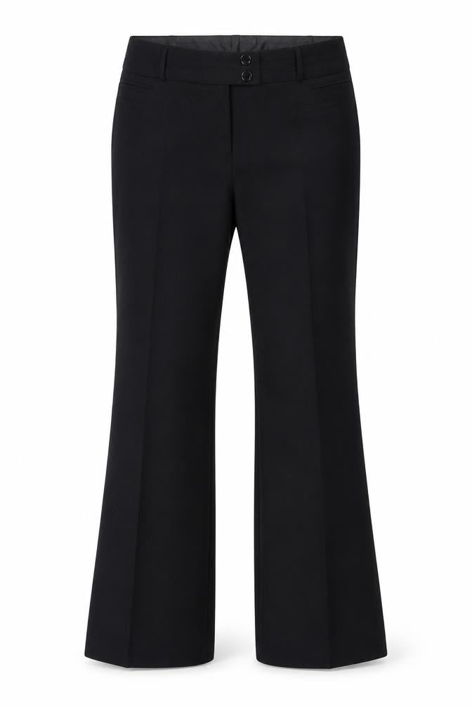 Dorothy Perkins Women's Black Size 14 Straight Leg Dress Trousers