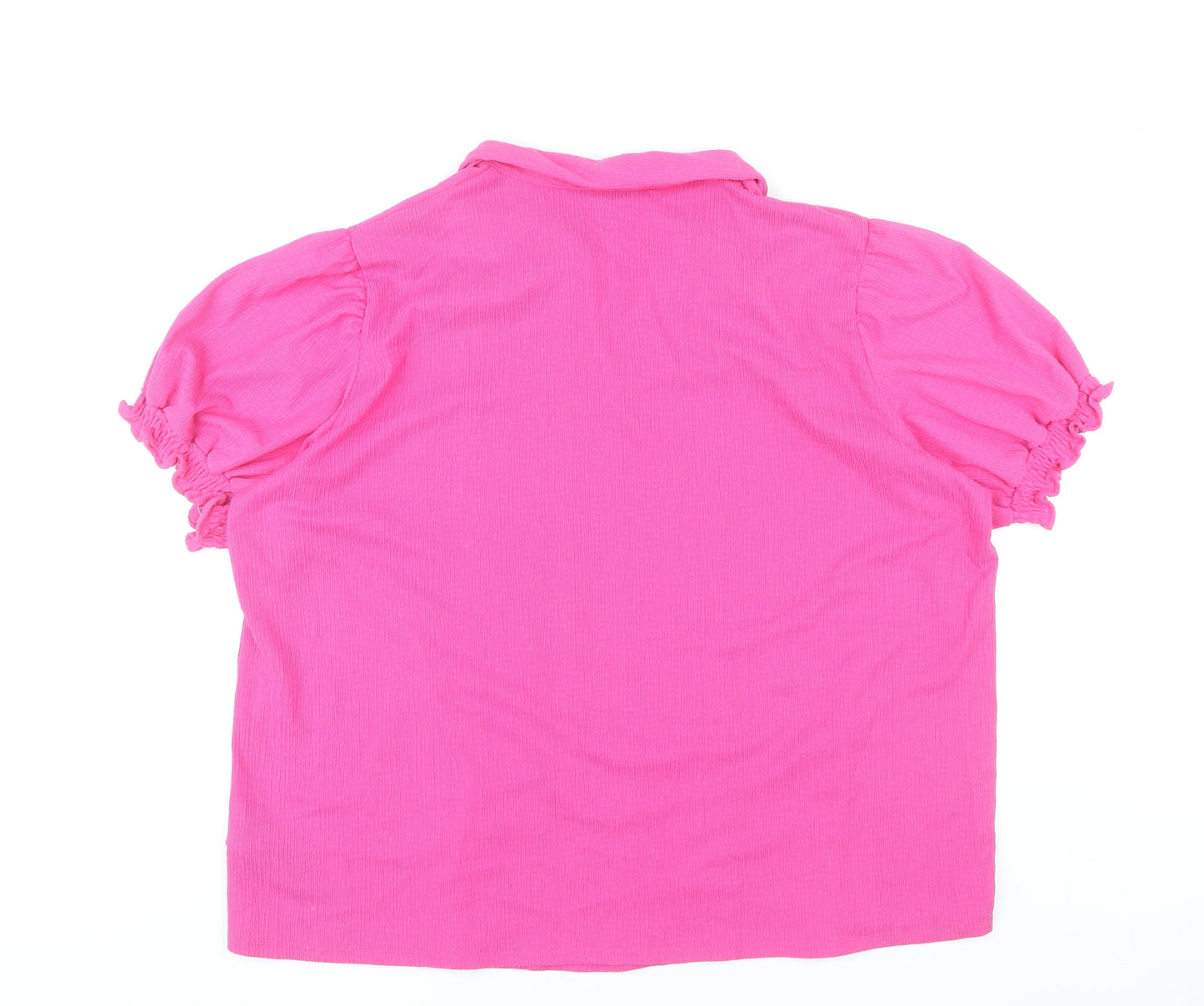 JD Williams Women’s Pink Plus Size 24 Summer Puff Sleeve Blouse