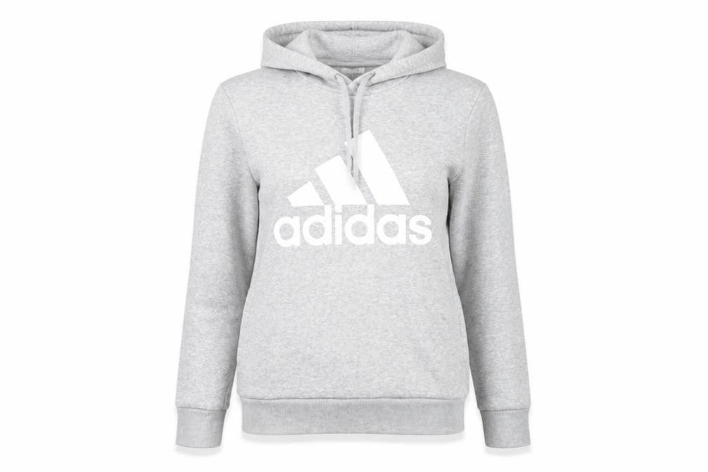 Womens UK S Regular adidas Grey Pullover Hoodie