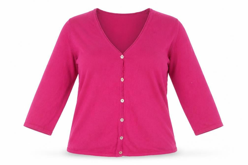 Womens UK M Regular Laura Ashley Pink Cardigan Tight-Knit