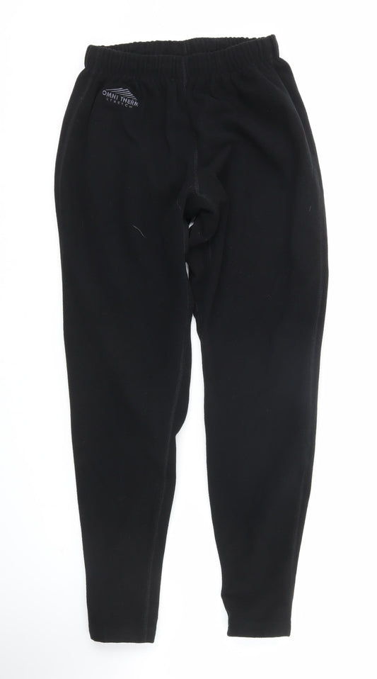 Columbia Men's Black Fleece Thermal Jogger Trousers S Athletic Winter