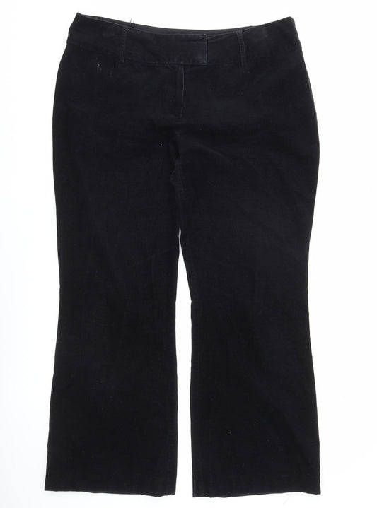 Next Women’s Black Trousers Size 18 Tall Cotton Blend