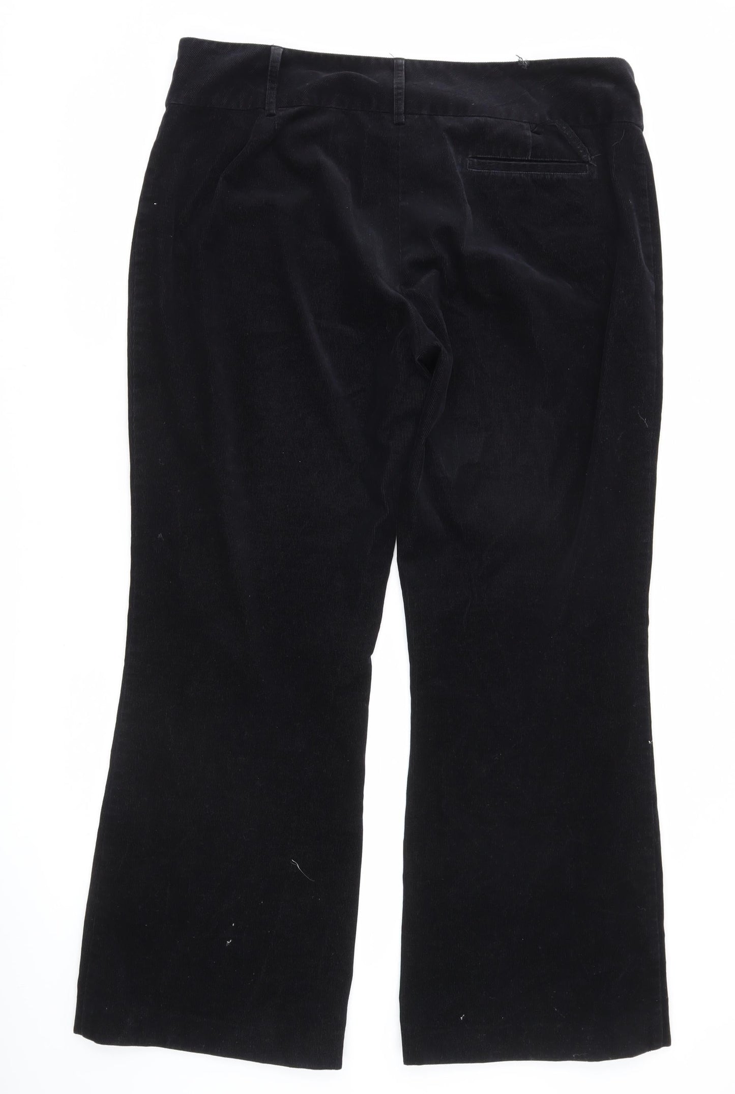 Next Women’s Black Trousers Size 18 Tall Cotton Blend