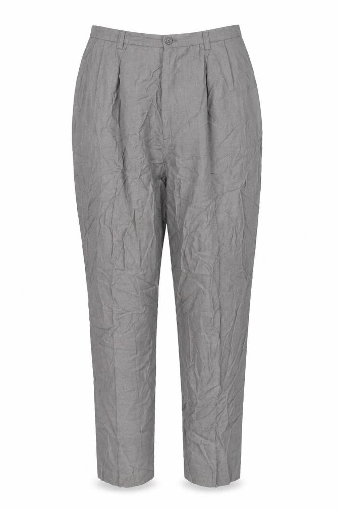 Banana Republic Womens Grey Size 12 Straight Leg Wool Mohair Trousers