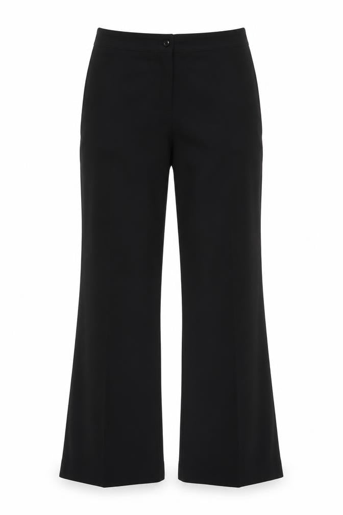 Michel Ambers Women’s Black Size 12 Wide-Leg Dress Trousers