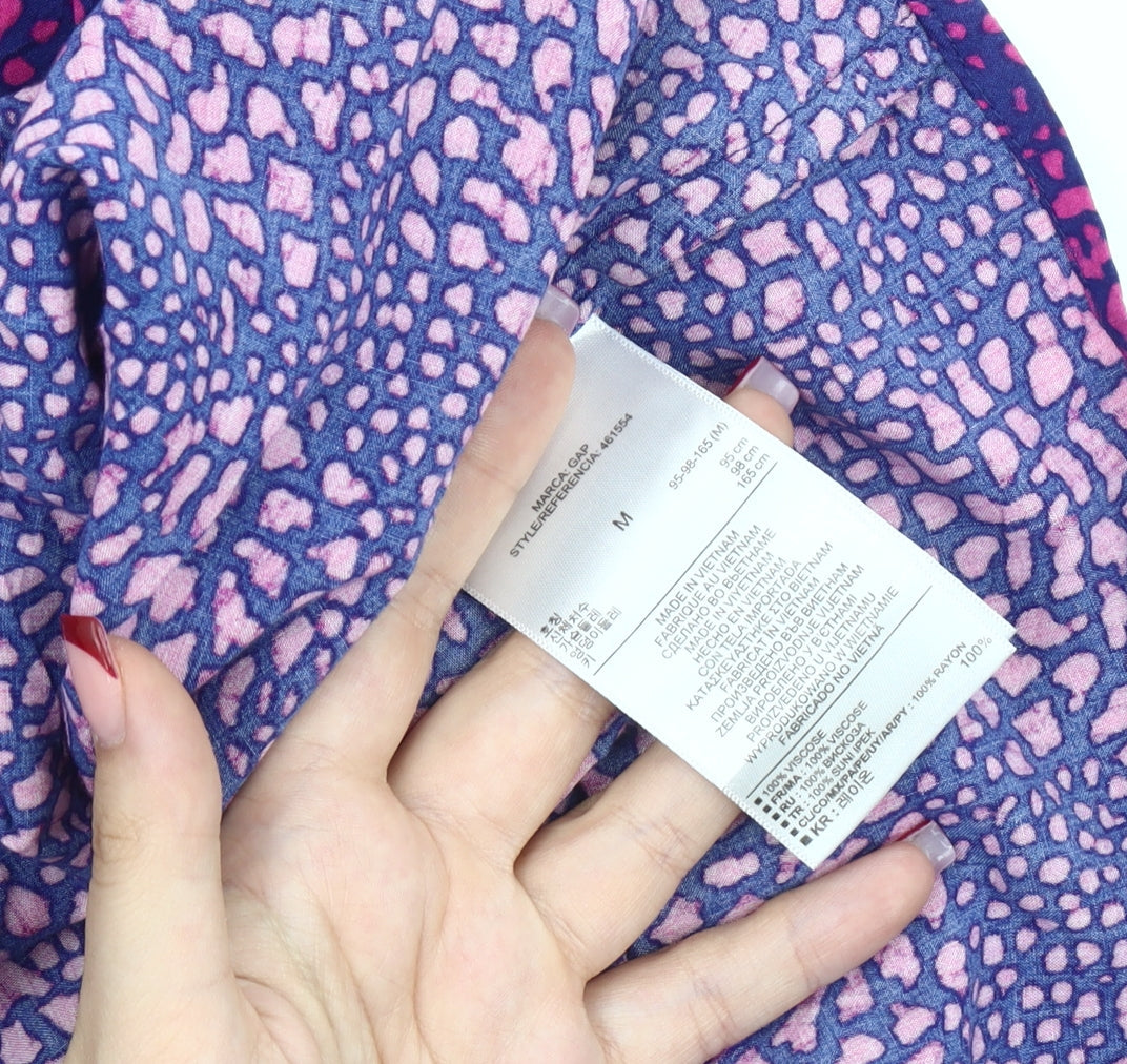 Gap Maternity Women's Multicoloured Animal Print Tunic Blouse M