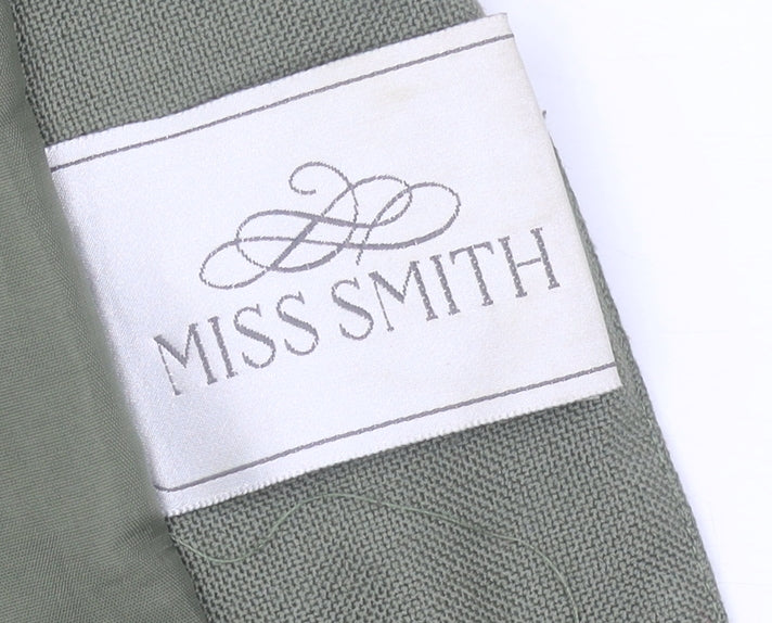 Miss Smith Womens Green Size 16 Blazer Mid-Length Notch Lapel