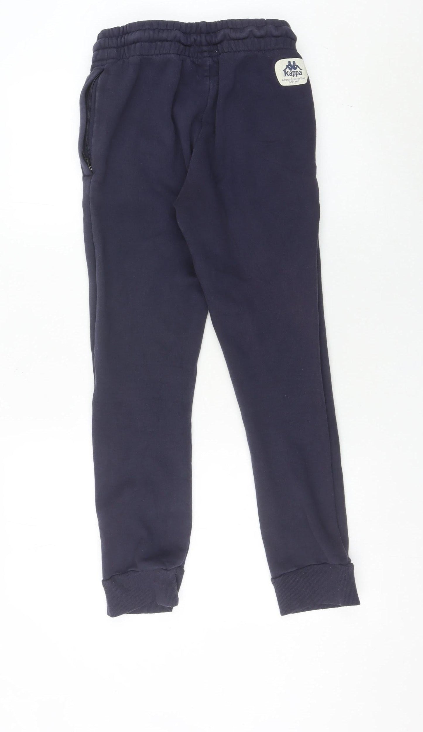 Kappa Men’s Blue XS Jogger Trousers Fleece Elastic Waist Logo Autumn/Winter