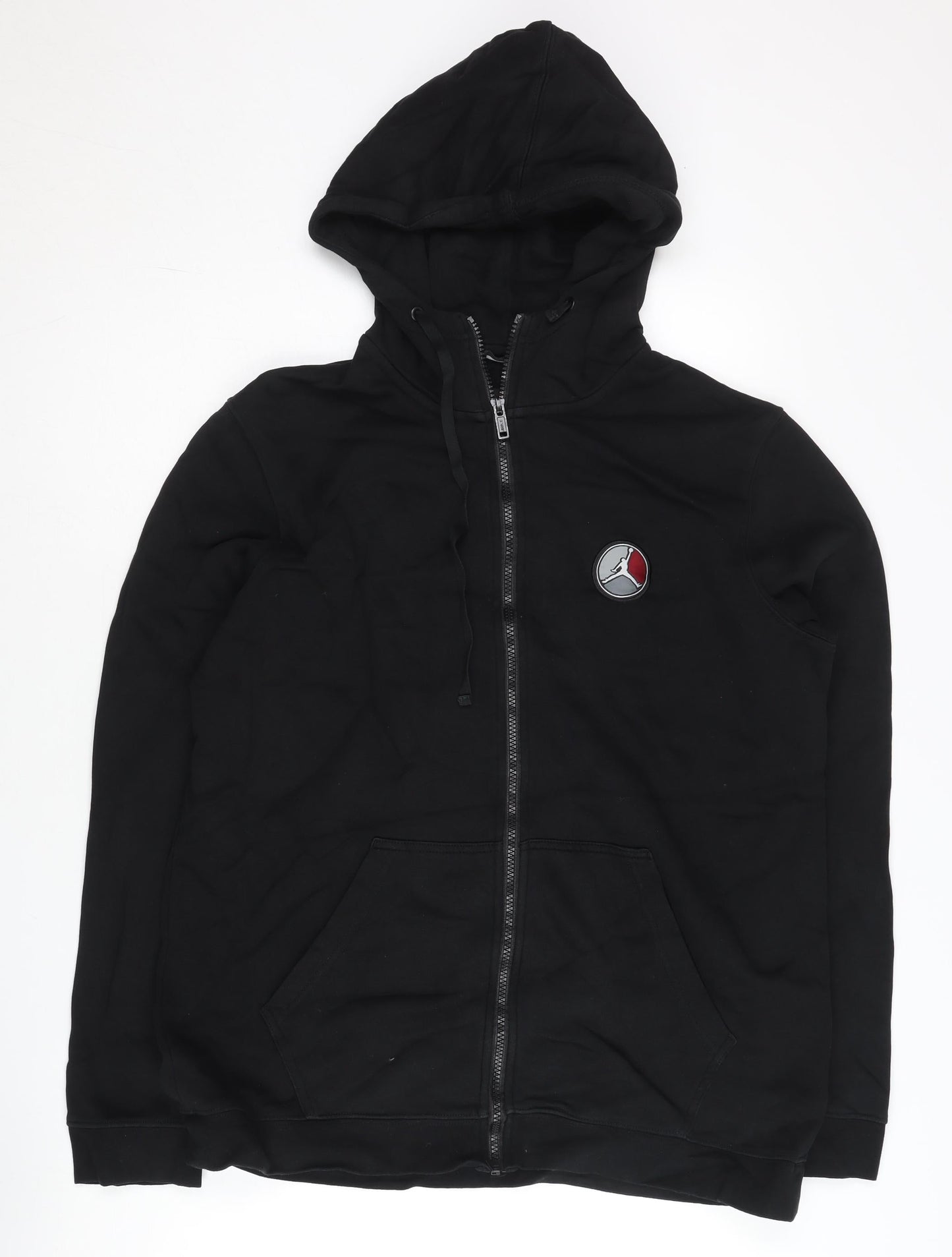 Jordan Mens Black XL Full Zip Hoodie Air Jordan Logo Sportswear