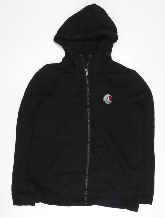 Jordan Mens Black XL Full Zip Hoodie Air Jordan Logo Sportswear