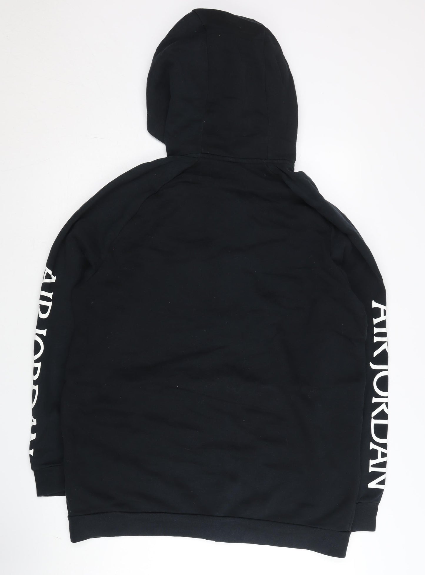 Nike Jordan Men's Black XL Full Zip Hoodie Air Logo Sportswear
