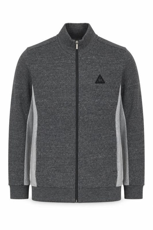 Le Coq Sportif Men’s Grey L Track Jacket Full Zip Sportswear
