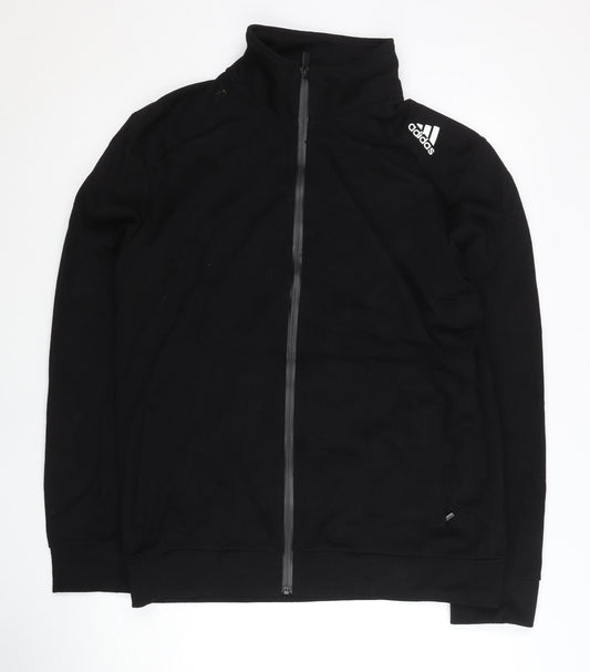 Adidas Men’s Black XL Track Jacket Full Zip Sportswear