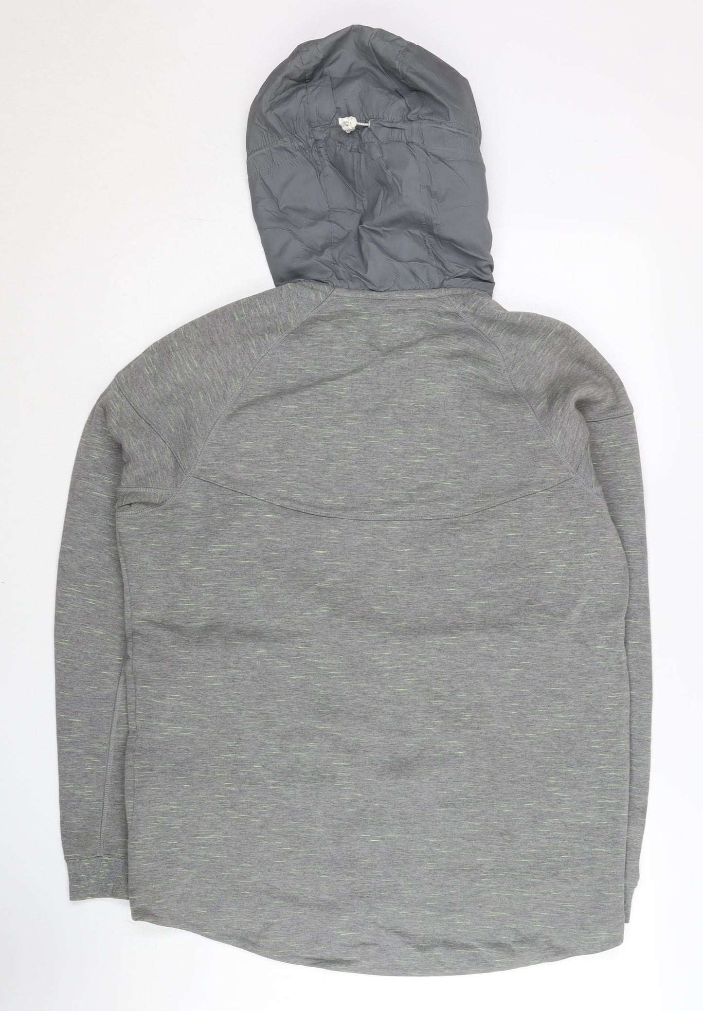 Nike Men’s Grey M Track Jacket Hooded Full Zip Lightweight Sportswear