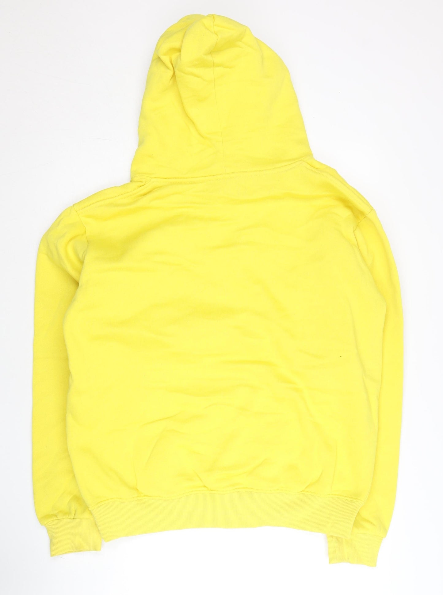 Champion Men's Yellow Pullover Hoodie 2XL Regular Fit Fleece