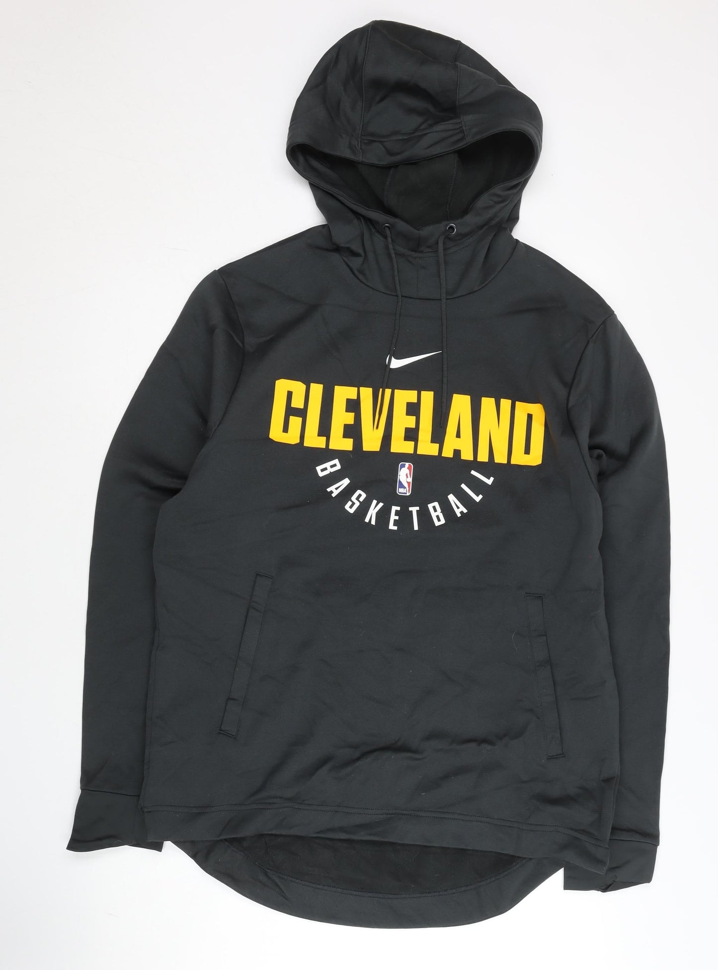 Nike Men’s Black Cleveland Basketball Pullover Hoodie L