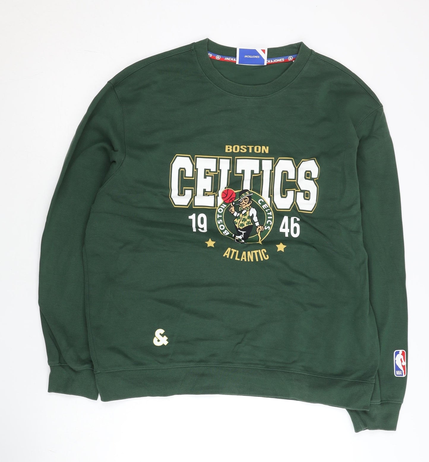 Jack & Jones NBA Boston Celtics Green Men's M Pullover Sweatshirt