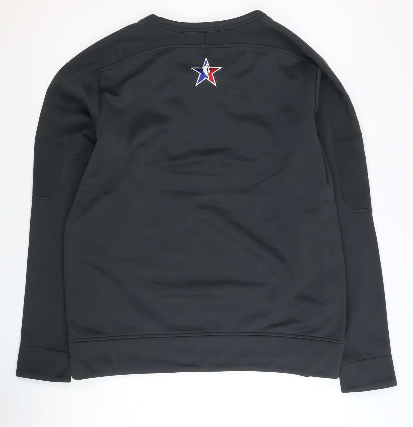 Adidas Men’s Black L Pullover Fleece Sweatshirt Sports Crew Neck