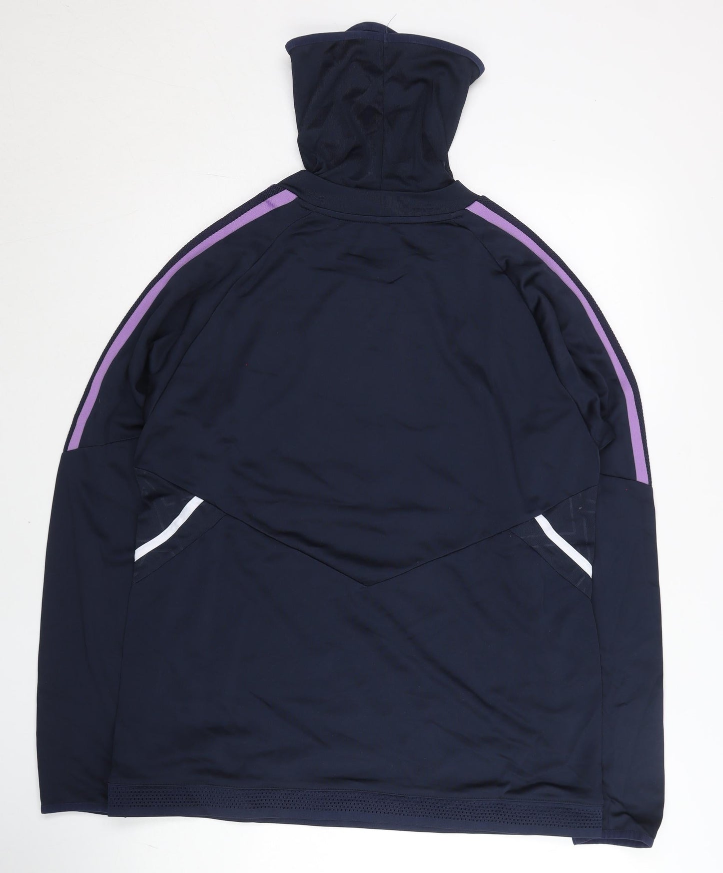 Adidas Men’s Real Madrid Blue L Pullover Hoodie Football Training