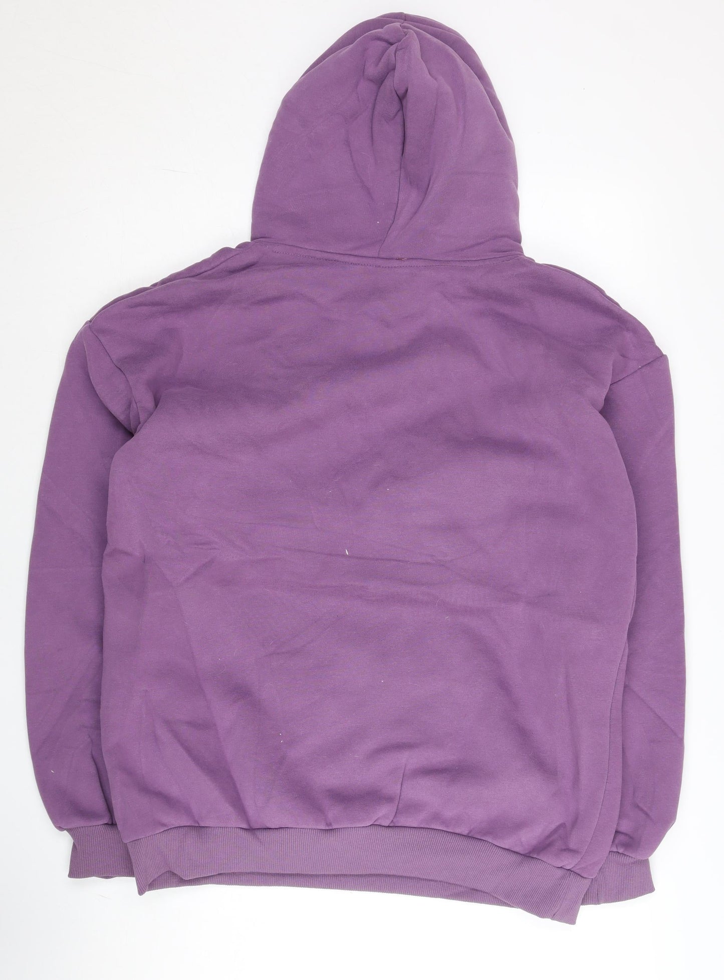 Champion Men's Purple Pullover Hoodie Medium Fleece Logo