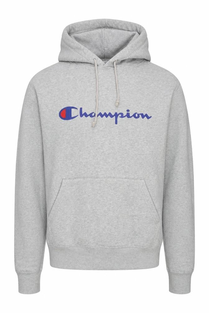 Mens UK L Regular Champion Grey Pullover Hoodie