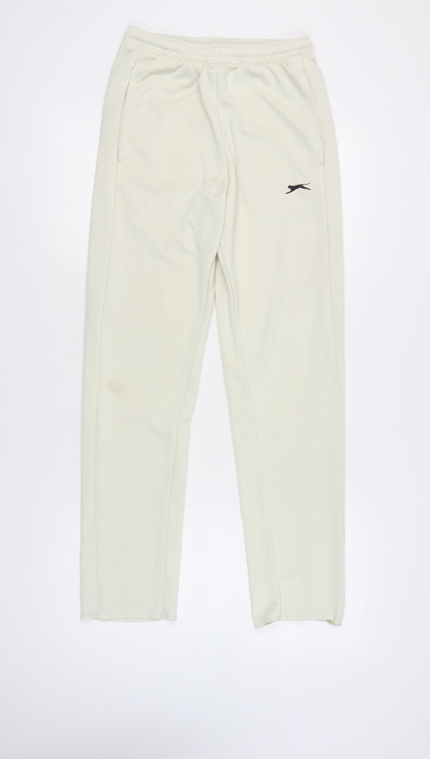 Slazenger Men’s Ivory S Jogger Trousers Polyester Sportswear
