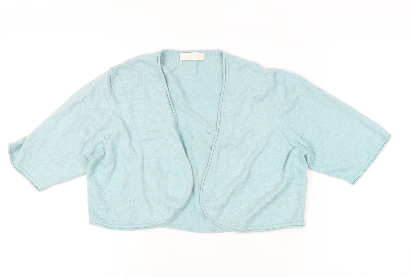 Marks and Spencer Women’s Blue Shrug UK 16 3/4 Sleeve Knit