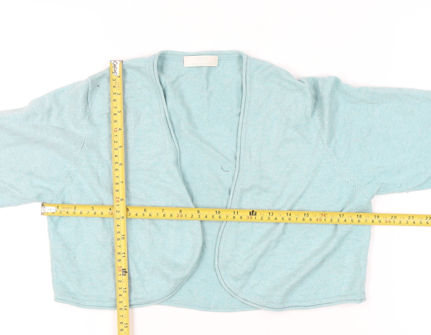 Marks and Spencer Women’s Blue Shrug UK 16 3/4 Sleeve Knit