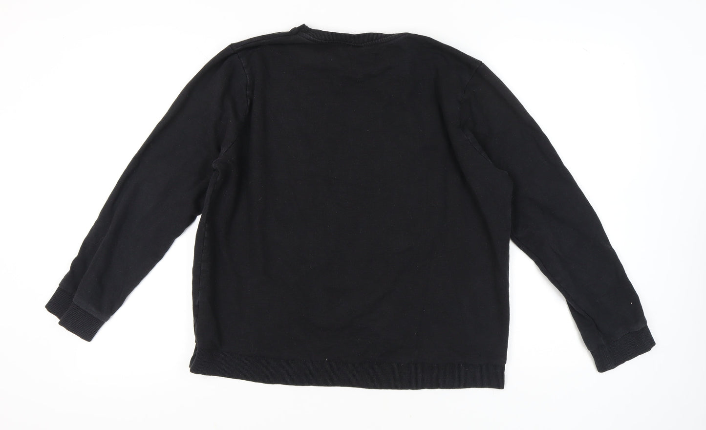 Harry Potter Women’s Black XL Pullover Sweatshirt Hogwarts Crest