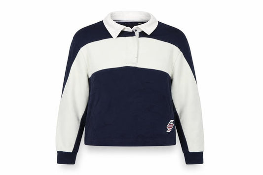 Womens UK 8 Regular Superdry Blue Pullover Sweatshirt