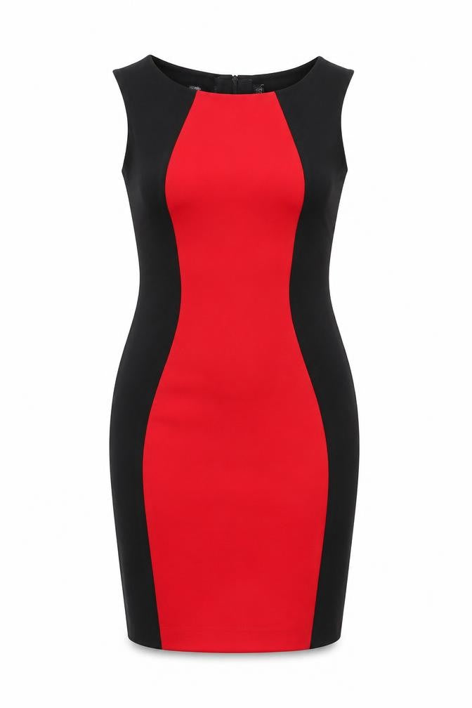 Cynthia Rowley Women’s Red & Black Bodycon Dress Size 8