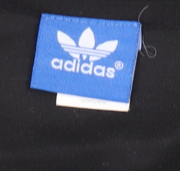 Adidas Men’s Black Logo Pullover Sweatshirt L Long Sleeve Crew Neck