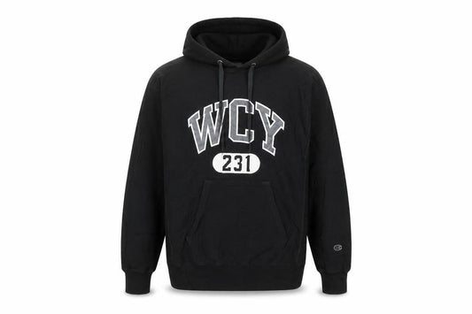 Mens UK M Regular Champion Black Pullover Hoodie