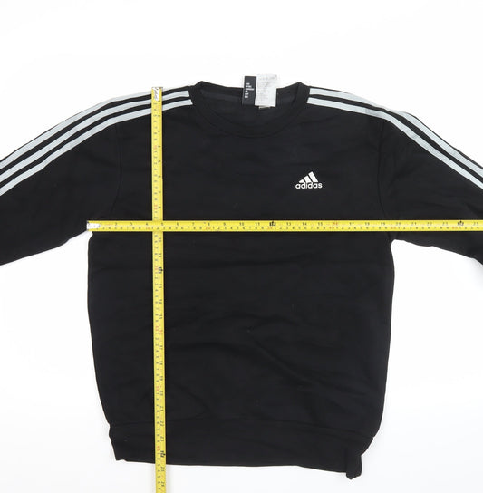 Adidas Men's Black M Pullover Sweatshirt Crew Neck Long Sleeve