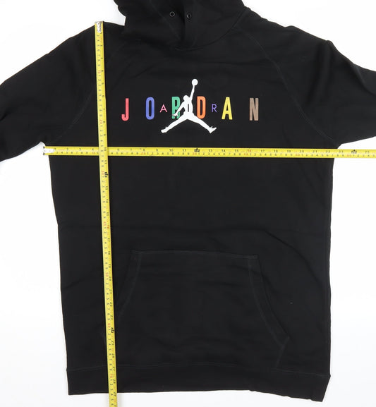 Nike Jordan Men's Black 2XL Pullover Hoodie Graphic Logo Sportswear