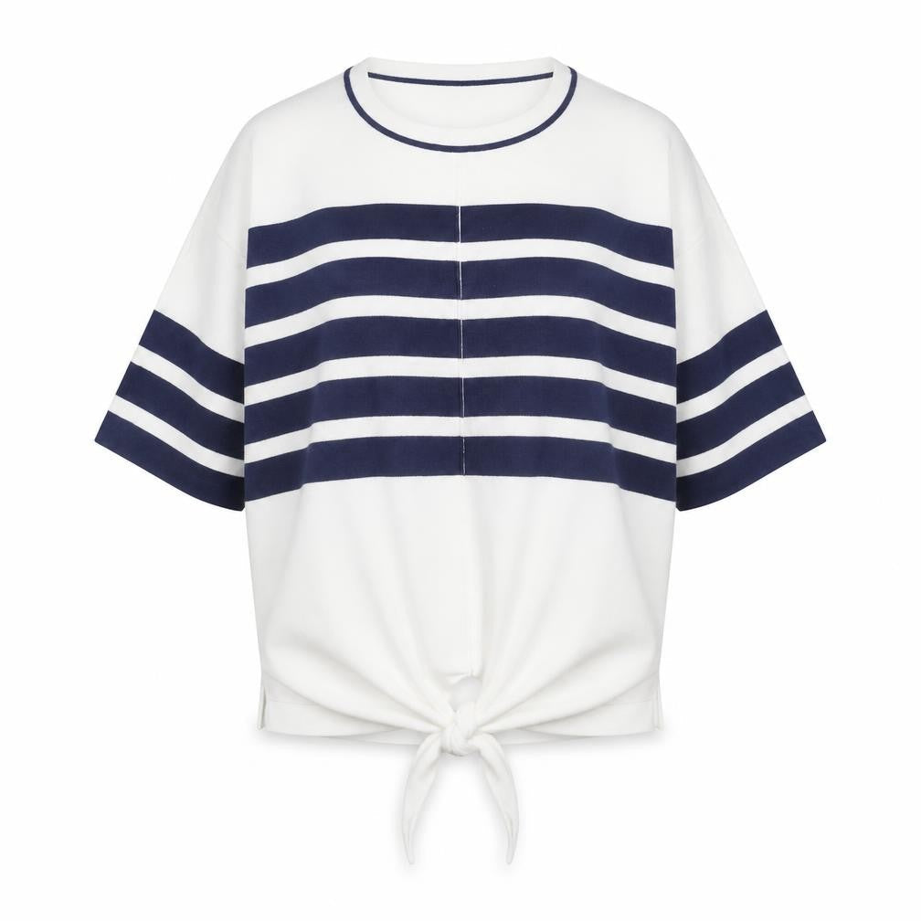 Marks and Spencer Women's Multicoloured S Striped Cotton Pullover