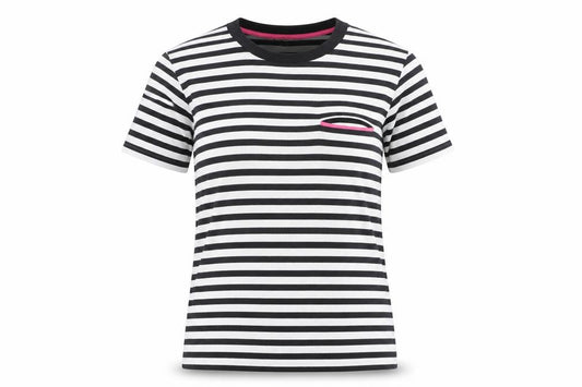 Womens UK Size S Massimo Dutti Black 100% Cotton T-Shirt